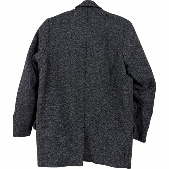 Isabel Marant Pour H&M Salt & Pepper Tweed Wool Blazer Office Career Boxy Size 2 - Picture 3 of 9